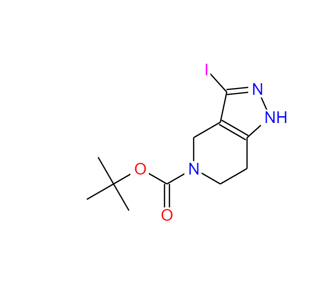 3-碘-6,7-二氢-1H-吡唑并[4,3-C]吡啶-5(4H)-甲酸叔丁酯,tert-butyl 3-iodo-6,7-dihydro-1H-pyrazolo[4,3-c]pyridine-5(4H)-carboxylate