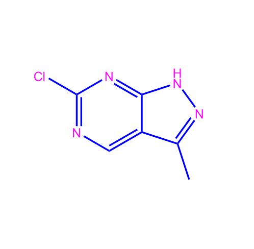 6-氯-3-甲基-1H-吡唑并[3,4-d]嘧啶,6-Chloro-3-methyl-1H-pyrazolo[3,4-d]pyrimidine