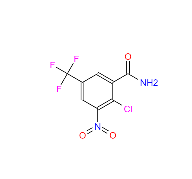 2-氯-3-硝基-5-(三氟甲基)苯甲酰胺,2-chloro-3-nitro-5-(trifluoroMethyl)benzaMide