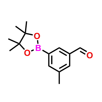 3-甲基-5-(4,4,5,5-四甲基-1,3,2-二氧硼杂环戊烷-2-基)苯甲醛,3-Methyl-5-(4,4,5,5-tetramethyl-1,3,2-dioxaborolan-2-yl)benzaldehyde