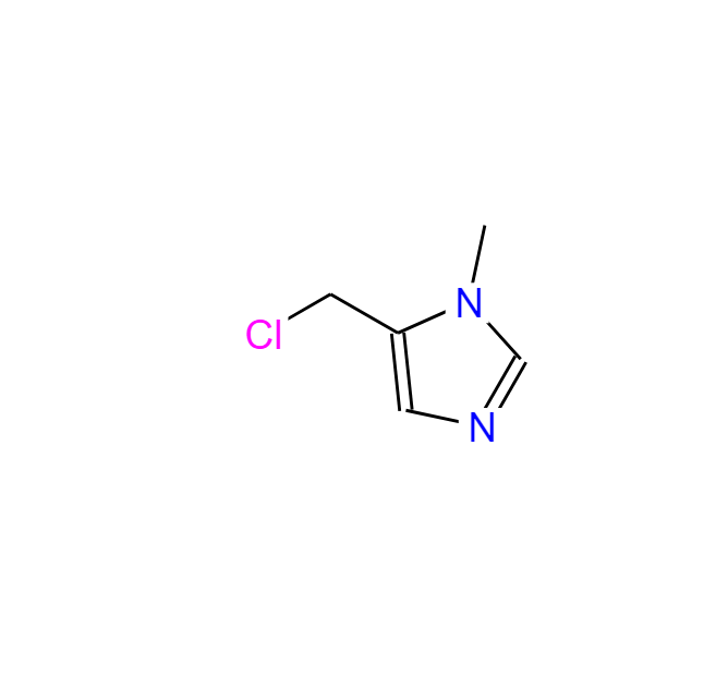 5-(氯甲基)-1-甲基-1H-咪唑,5-(CHLOROMETHYL)-1-METHYL-1H-IMIDAZOLE