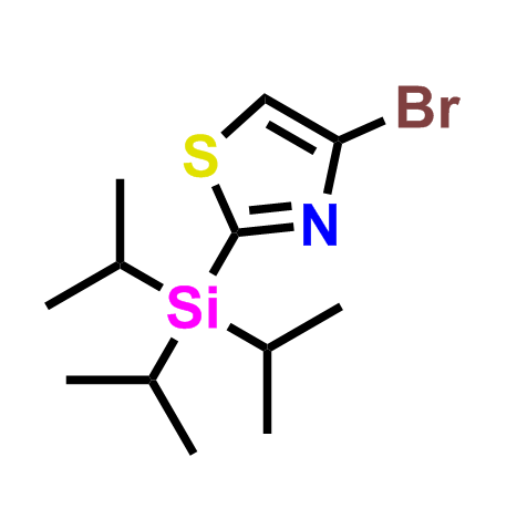 4-溴-2-（三异丙基甲硅烷基）噻唑,4-bromo-2-(triisopropylsilyl)thiazole