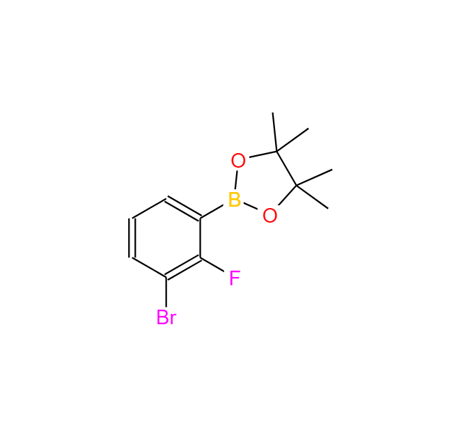 2-氟-3-溴苯硼酸频那醇酯,2-(3-BroMo-2-fluoro-phenyl)-4,4,5,5-tetraMethyl-[1,3,2]dioxaborolane