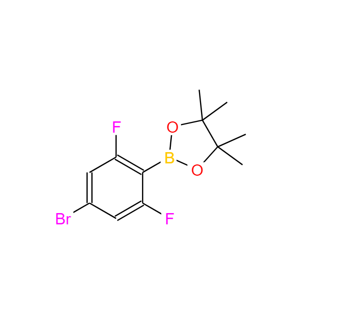 2,6-二氟-4-溴苯硼酸频哪醇酯,2-(4-BroMo-2,6-difluoro-phenyl)-4,4,5,5-tetraMethyl-[1,3,2]dioxaborolane