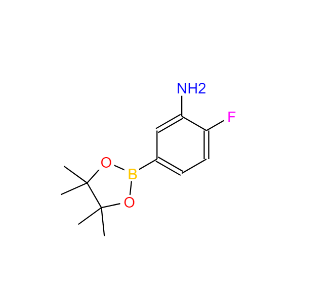 3-氨基-4-氟苯硼酸频哪醇酯,3-Amino-4-fluorophenylboronic acid, pinacol ester