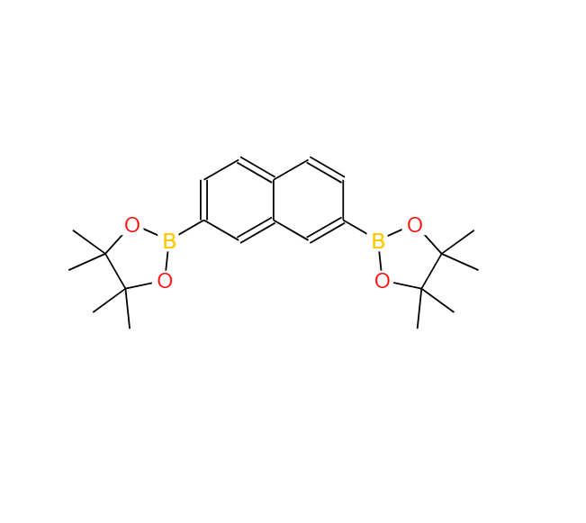 2,7-双(4,4,5,5-四甲基-1,3,2-二氧杂环戊硼烷-2-基)萘,2,7-Bis(4,4,5,5-tetramethyl-1,3,2-dioxaborolan-2-yl)naphthalene