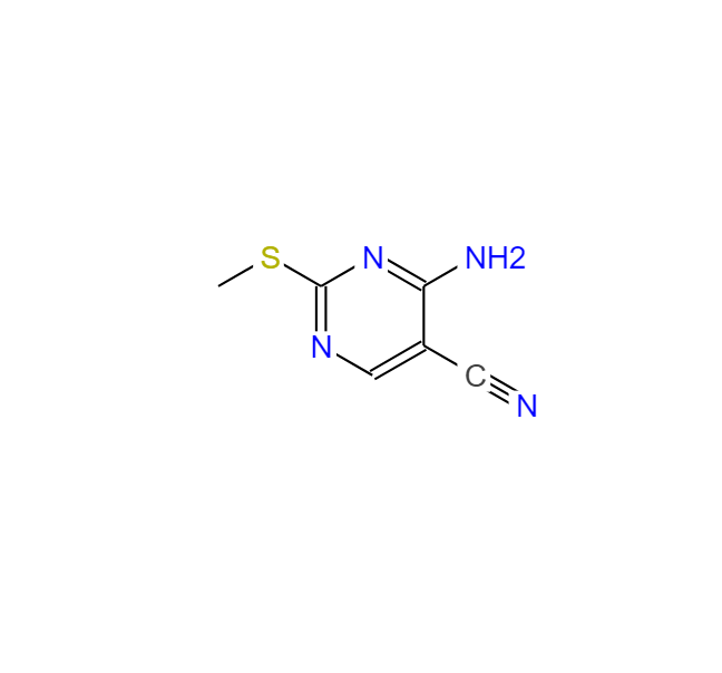 4-氨基-2-(甲基硫代)嘧啶-5-腈,4-AMINO-2-(METHYLTHIO)PYRIMIDINE-5-CARBONITRILE