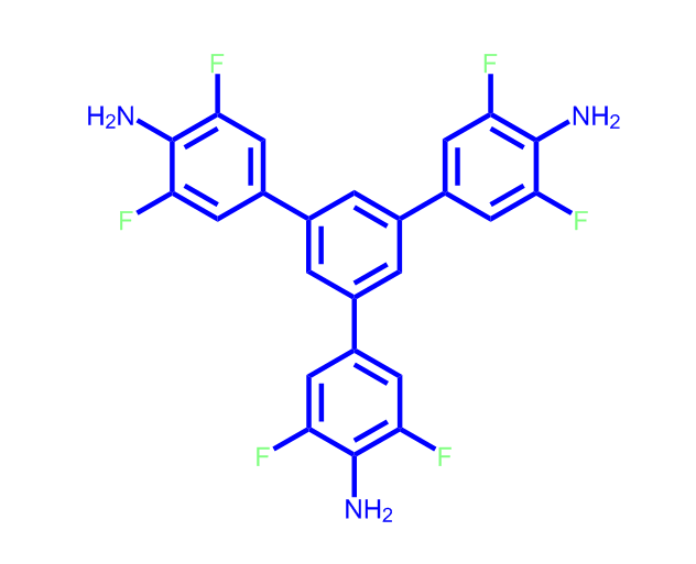 5'-(4-氨基-3,5-二氟苯基)-3,3'',5,5''-四氟-[1,1':3',1''-三联苯]-4,4''-二胺,5'-(4-Amino-3,5-difluorophenyl)-3,3'',5,5''-tetrafluoro-[1,1':3',1''-terphenyl]-4,4''-diamine