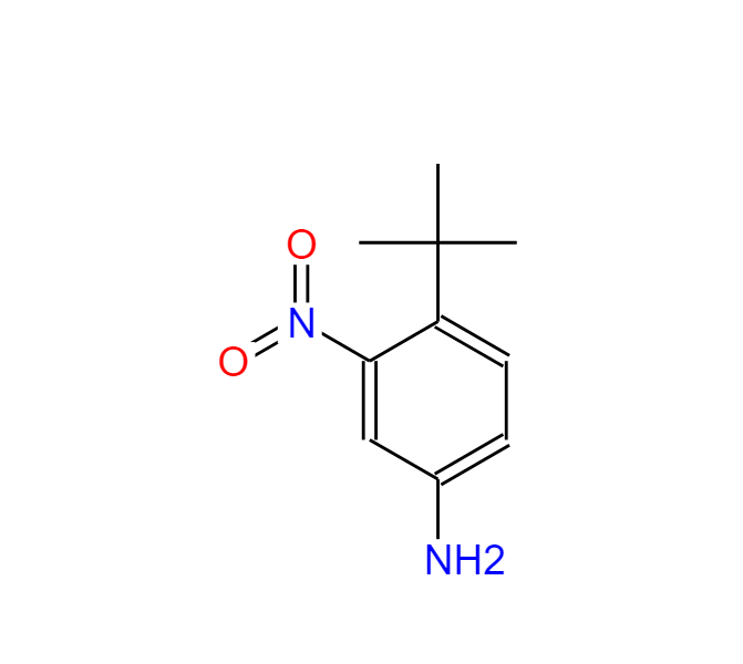 3-硝基-4-叔丁基苯胺,3-nitro-4-tert-butylaniline