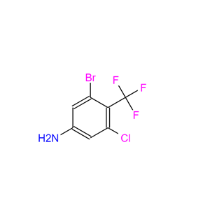 3-溴-5-氯-4-(三氟甲基)苯胺,3-Bromo-5-chloro-4-(trifluoromethyl)aniline