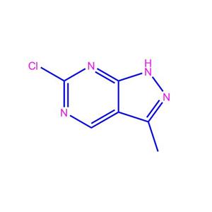 6-氯-3-甲基-1H-吡唑并[3,4-d]嘧啶,6-Chloro-3-methyl-1H-pyrazolo[3,4-d]pyrimidine
