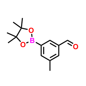 3-甲基-5-(4,4,5,5-四甲基-1,3,2-二氧硼杂环戊烷-2-基)苯甲醛
