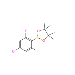 2,6-二氟-4-溴苯硼酸频哪醇酯,2-(4-BroMo-2,6-difluoro-phenyl)-4,4,5,5-tetraMethyl-[1,3,2]dioxaborolane