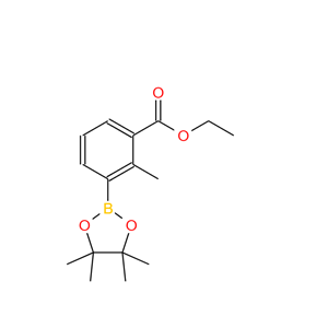 3-(乙氧基羰基)-2-甲基苯硼酸頻哪醇酯,Ethyl 2-Methyl-3-(4,4,5,5-tetraMethyl-1,3,2-dioxaborolan-2-yl)benzoate