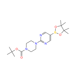 2-[4-(N-BOC)哌嗪-1-基]嘧啶-5-硼酸频哪醇酯