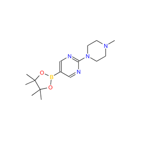 2-(4-甲基哌嗪)吡啶-5-硼酸四甲基丙醇酯