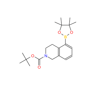 5-(4,4,5,5-四甲基-1,3,2-二氧杂硼杂环戊烷-2-基)-3,4-二氢异喹啉-2(1H)-甲酸叔丁酯,tert-Butyl 5-(4,4,5,5-tetraMethyl-1,3,2-dioxaborolan-2-yl)-3,4-dihydroisoquinoline-2(1H)-carboxylate