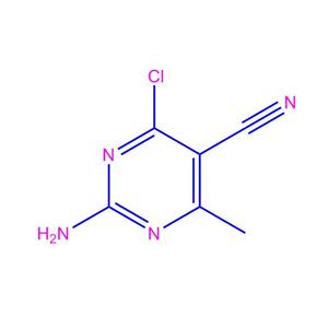 2-氨基-4-氯-6-甲基嘧啶-5-甲腈,2-Amino-4-chloro-6-methylpyrimidine-5-carbonitrile