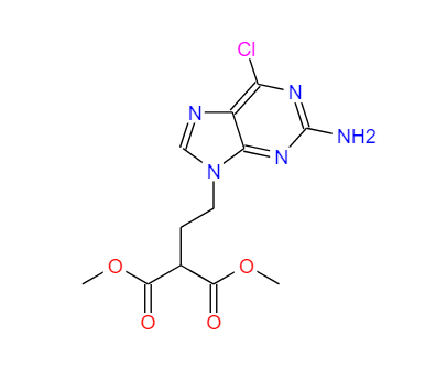 2-(2-氨基-6-氯-9H-嘌呤-9-基)乙基]丙二酸二甲酯,Dimethyl [2-(2-amino-6-chloro-9H-purin-9-yl)ethyl]malonate