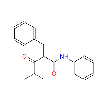 2-亞芐基-3-氧代-4-甲基-N-苯基戊酰胺,2-Benzylidene-4-methyl-3-oxo-N-phenylpentanamide