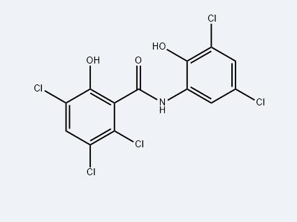 氯羟柳胺,Oxyclozanide