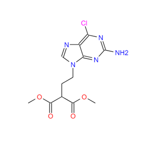 2-(2-氨基-6-氯-9H-嘌呤-9-基)乙基]丙二酸二甲酯