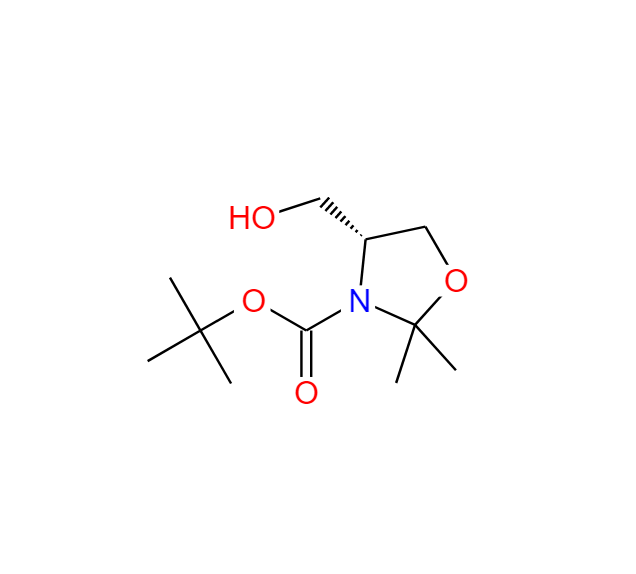 (R)-3-叔丁氧羰基-2,2-二甲基-4-羟甲基恶唑烷,(R)-4-HYDROXYMETHYL-2,2-DIMETHYL-OXAZOLIDINE-3-CARBOXYLIC ACID TERT-BUTYL ESTER