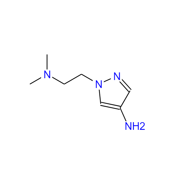 2-(4-氨基-1H-吡唑-1-YL)-N,N-二甲基氨基乙基,1-[2-(dimethylamino)ethyl]-1H-pyrazol-4-amine