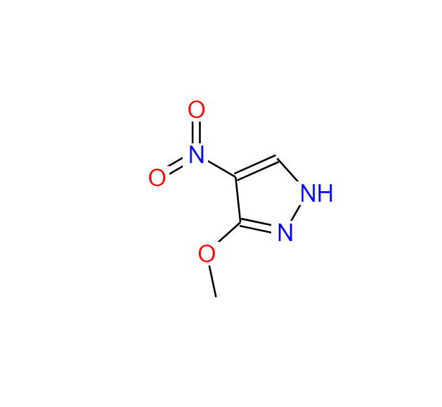3-甲氧基-4-硝基-1H-吡唑,1H-Pyrazole,3-methoxy-4-nitro-(9CI)