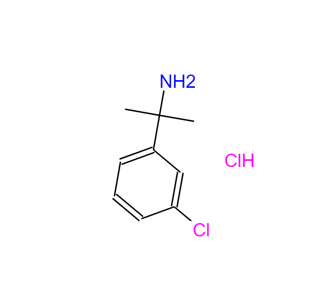 1-(3-氯苯基)-1-甲基乙胺,2-(3-CHLOROPHENYL)PROPAN-2-AMINE HYDROCHLORIDE