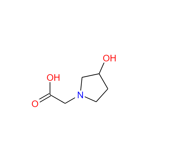 3-羟基嘧啶-1-乙酸,1-Pyrrolidineacetic acid, 3-hydroxy- (9CI)