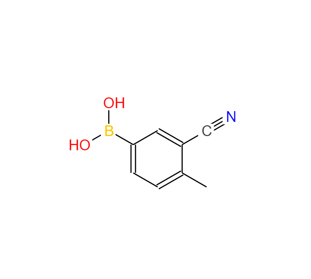 3-氰基-4-甲基苯硼酸,(3-CYANO-4-METHYLPHENYL)BORONIC ACID