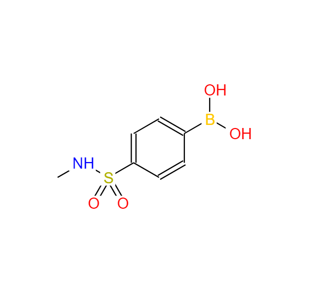 4-硼苯磺酰胺甲酯,(4-METHYLAMINOSULPHONYL)BENZENE BORONIC ACID