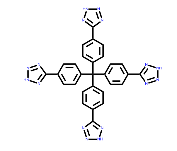 四(4-(1H-四唑-5-基)苯基)甲烷,2H-Tetrazole, 5,5',5'',5'''-(methanetetrayltetra-4,1-phenylene)tetrakis-