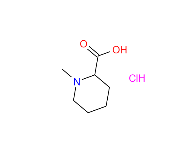 1-甲基哌啶-2-羧酸盐酸盐,1-METHYLPIPERIDINE-2-CARBOXYLIC ACID HYDROCHLORIDE