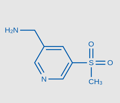 (5-(甲基磺酰基)吡啶-3-基)甲胺,(5-(Methylsulfonyl)pyridin-3-yl)methanamine