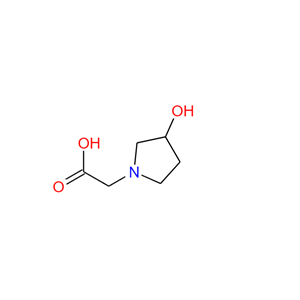3-羟基嘧啶-1-乙酸,1-Pyrrolidineacetic acid, 3-hydroxy- (9CI)