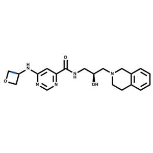 (S)-N-（3-（3,4-二氢异喹啉-2 (1H)-基）-2-羟基丙基）-6-（氧杂坦-3-基氨基）嘧啶-4-甲酰胺