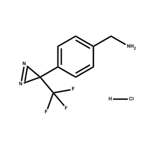 4-[3-(三氟甲基)-3H-双吖丙啶-3-基]苄胺盐酸盐；1258874-29-1