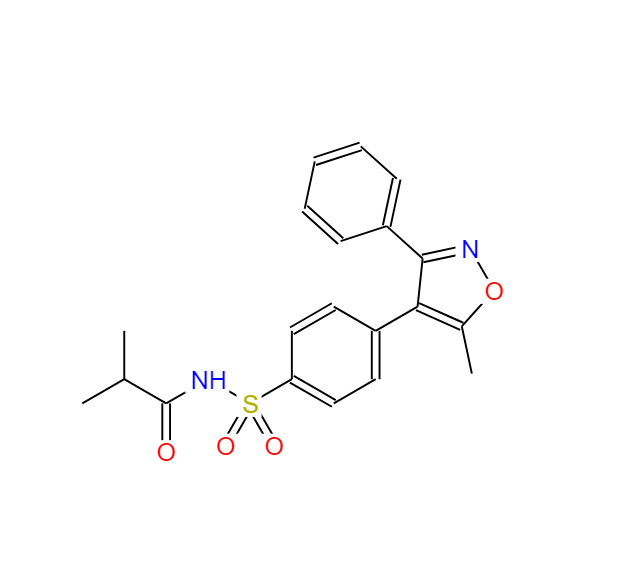 帕瑞昔布杂质,N-((4-(5-Methyl-3-phenylisoxazol-4-yl)phenyl)sulfonyl)isobutyraMide