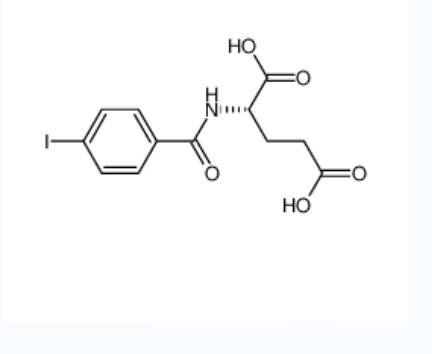 N-对碘苯甲酰-L-谷氨酸,(2S)-2-[(4-iodobenzoyl)amino]pentanedioic acid