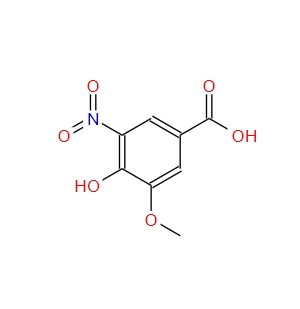 5-硝基香草酸,4-Hydroxy-3-methoxy-5-nitrobenzoic acid