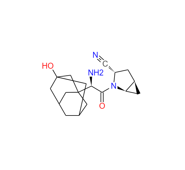 沙格列汀(R,S,R,R)異構(gòu)體,2-Azabicyclo[3.1.0]hexane-3-carbonitrile, 2-[(2R)-2-aMino-2-(3-hydroxytricyclo[3.3.1.13,7]dec-1-yl)acetyl]-, (1R,3S,5R)-