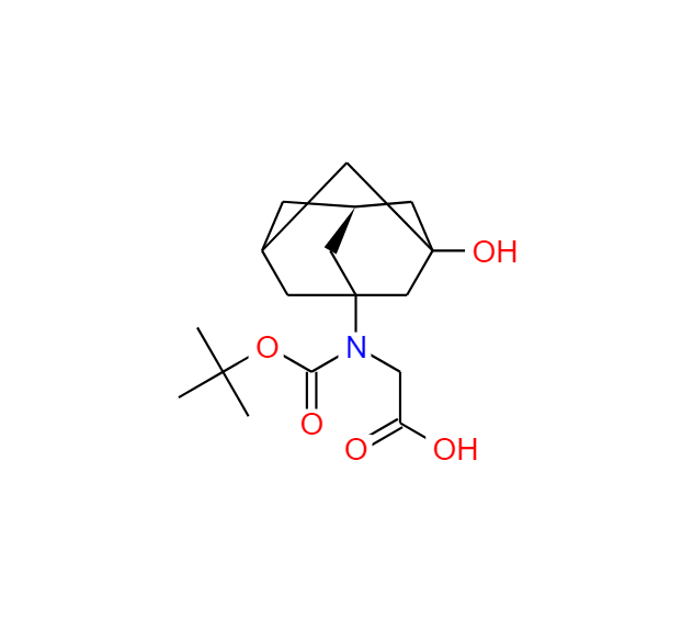 (R)-N-BOC-3-羟基金刚烷基甘氨酸,(R)-N-Boc-3-hydroxyadaMantylglycine