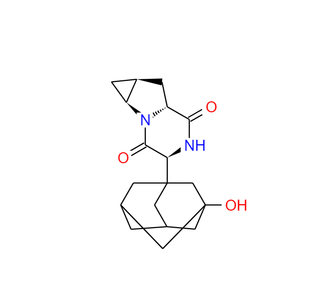 沙格列汀杂质7,1H-Cyclopropa[4,5]pyrrolo[1,2-a]pyrazine-3,6-dione, hexahydro-4-(3-hydroxytricyclo[3.3.1.13,7]dec-1-yl)-, (1aS,4S,6aR,7aS)-