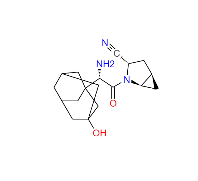 沙格列汀,2-Azabicyclo[3.1.0]hexane-3-carbonitrile, 2-[(2S)-2-aMino-2-(3-hydroxytricyclo[3.3.1.13,7]dec-1-yl)acetyl]-, (1R,3S,5R)-