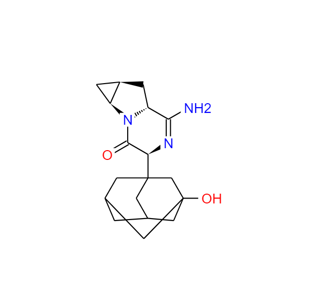 沙格列汀杂质亚胺,3H-Cyclopropa[4,5]pyrrolo[1,2-a]pyrazin-3-one, 6-aMino-1,1a,4,6a,7,7a-hexahydro-4-(3-hydroxytricyclo[3.3.1.13,7]dec-1-yl)-, (1aS,4S,6aR,7aS)-