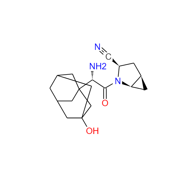 (1R,3R,5R)-2-[(2S)-2-氨基-2-(3-羟基-1-金刚烷基)-1-羰基乙基]-2-氮杂双环[3.1.0]己烷-3-腈(沙格列汀中间体对应杂质),2-Azabicyclo[3.1.0]hexane-3-carbonitrile, 2-[(2S)-2-aMino-2-(3-hydroxytricyclo[3.3.1.13,7]dec-1-yl)acetyl]-, (1R,3R,5R)-