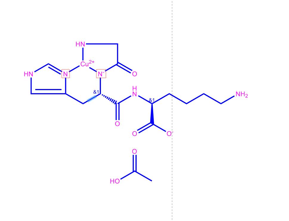 N2-(N-甘氨酰-L-组氨酰)-L-赖氨酸]铜络合物乙酸盐,N2-(N-glycyl-L-histidyl)-L-Lysine,coppercomplex,acetate