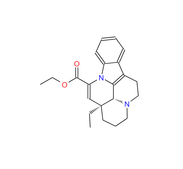 长春西汀杂质G,ethyl (41R,13aS)-13a-ethyl-2,3,41,5,6,13a-hexahydro-1H-indolo[3,2,1-de]pyrido[3,2,1-ij][1,5]naphthyridine-12-carboxylate